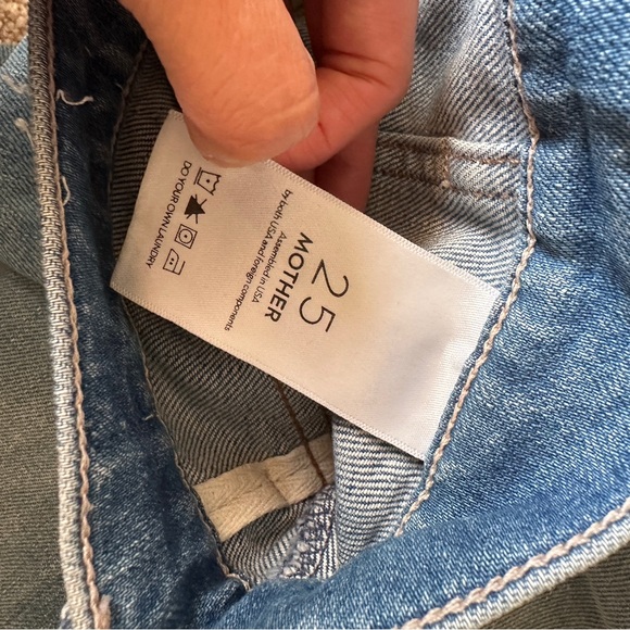 MOTHER Superior Swooner Roller Yoke Crop Flare Jean - Picture 10 of 11